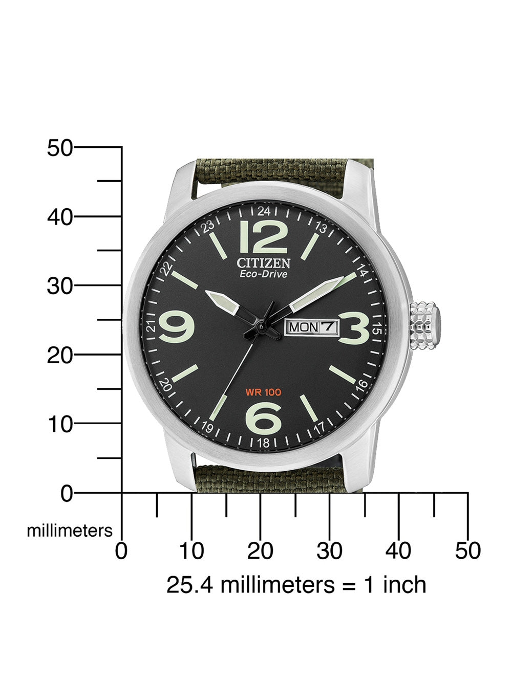 Citizen BM8470-11EC Eco-Drive Herrenuhr – Detailansicht