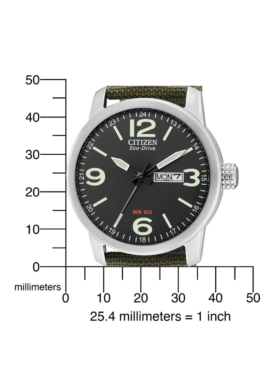 Citizen BM8470-11EC Eco-Drive Herrenuhr – Detailansicht