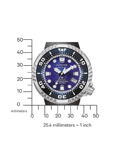 CITIZEN BN1025-08L Taucheruhr – Seitenansicht