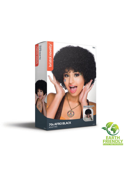 Rubies Rubies 70's Afro Black Perücke