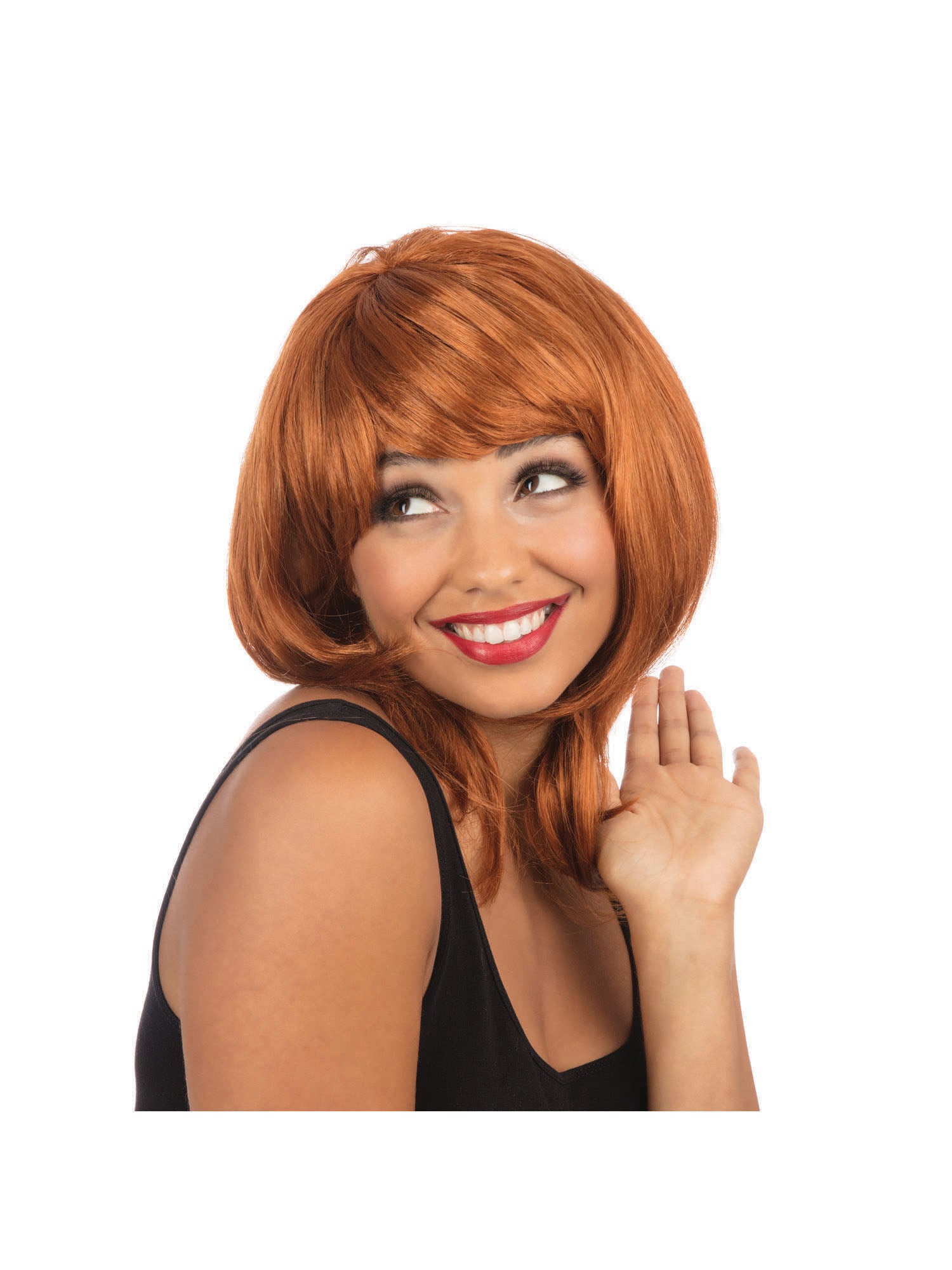 Rubies Ginger Layered Perücke für Erwachsene – Detailansicht