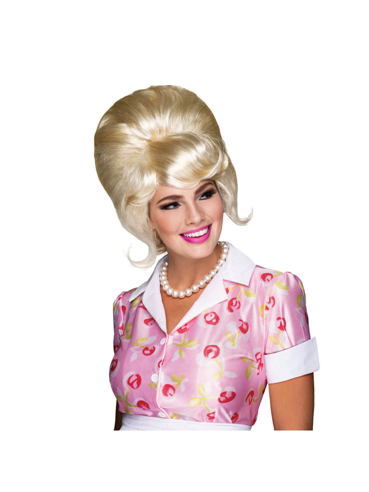 Rubies 60s Beehive Blonde Perücke in Blond – Produktansicht