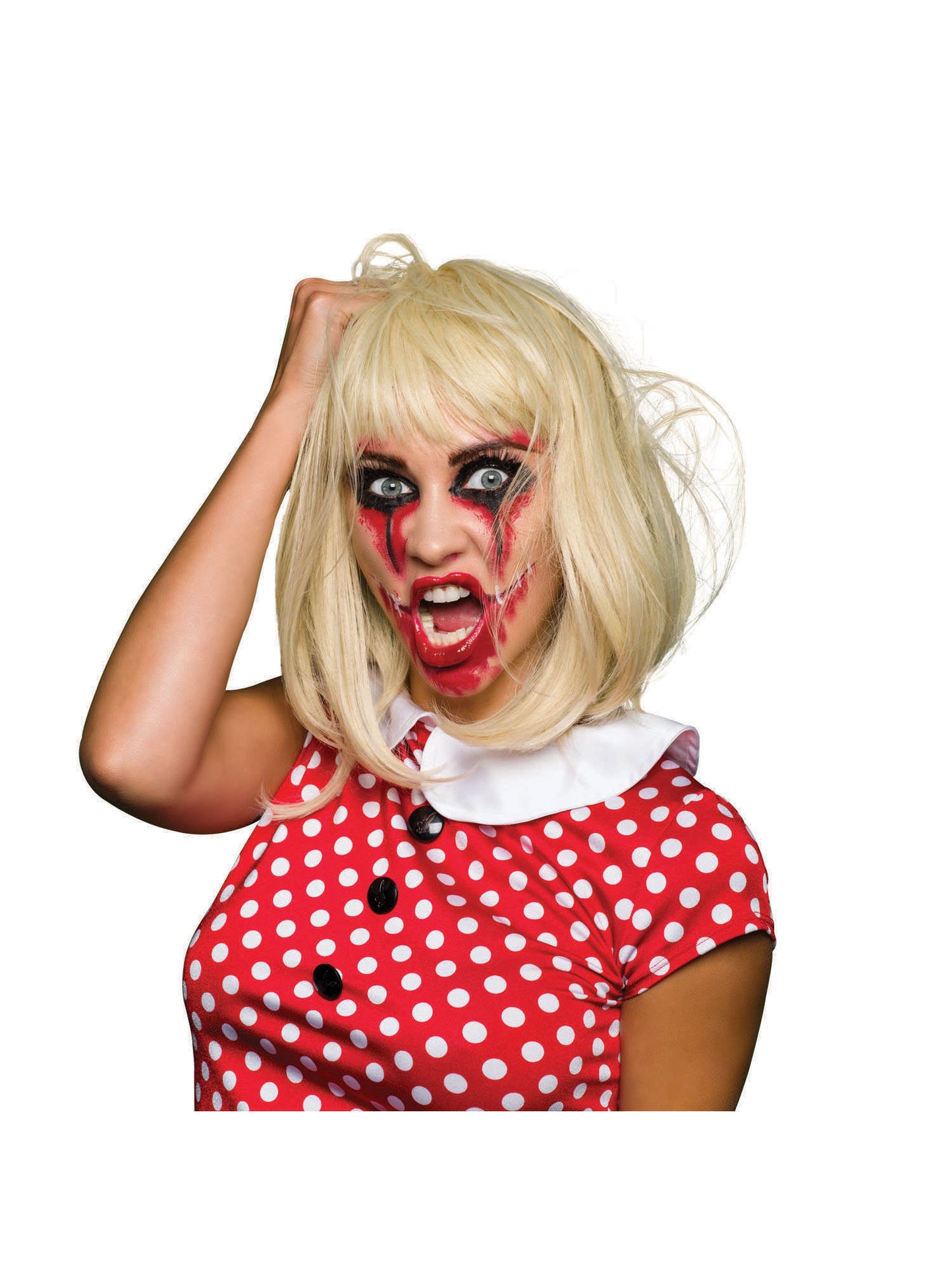 Rubies Peggy Sue blonde Perücke für Erwachsene – Produktansicht