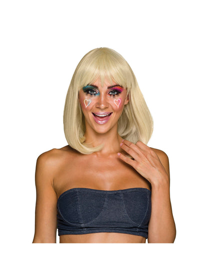 Rubies Peggy Sue blonde Perücke für Erwachsene – Detailansicht
