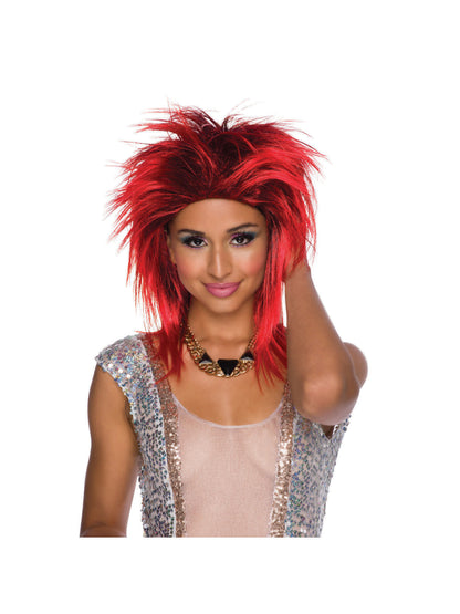 Rubies Foxy Rocker Red Perücke in Rot für Erwachsene – Produktansicht