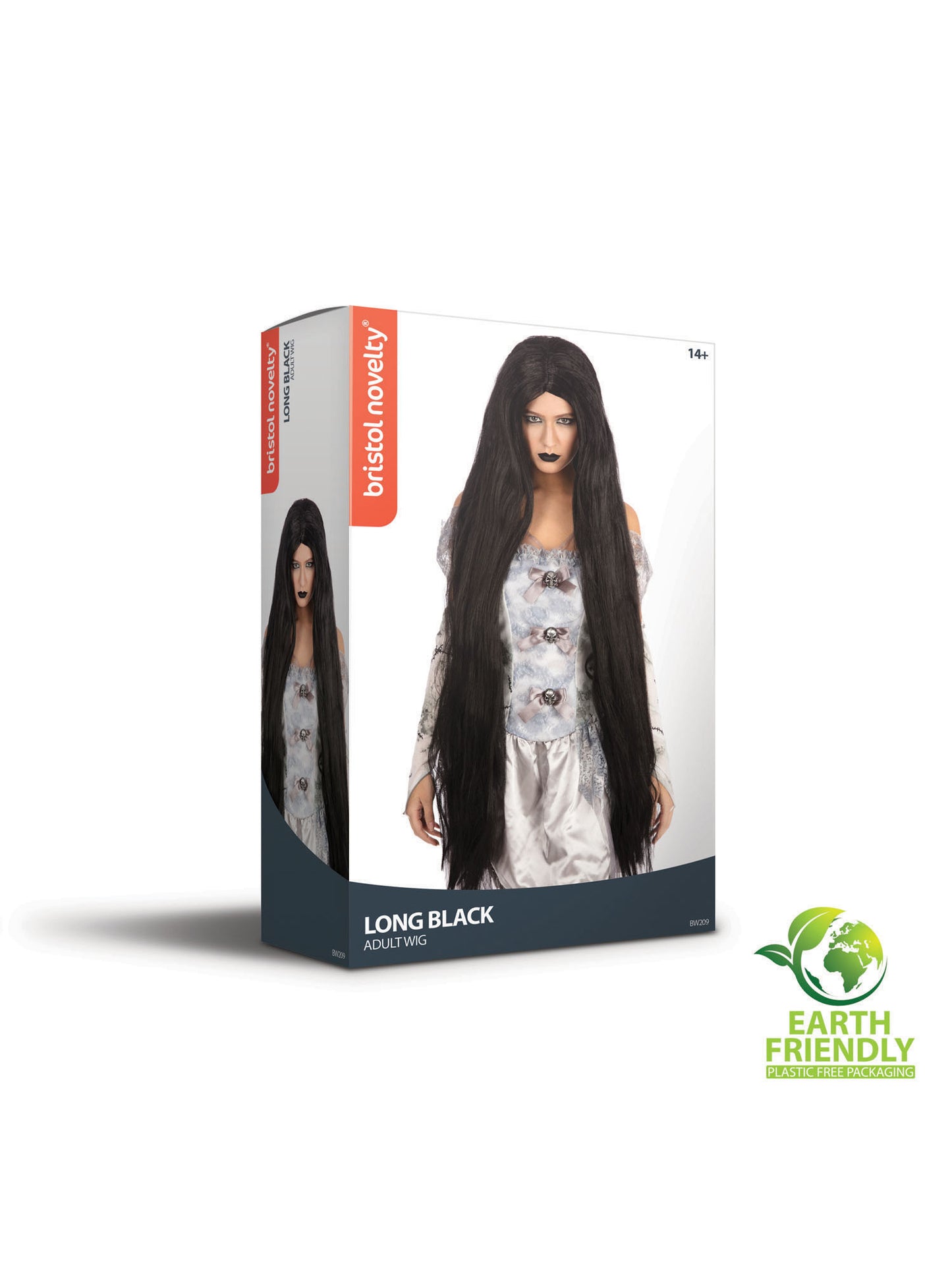 Rubies Rubies Long 40In Wig - Black Perücke – Detailansicht