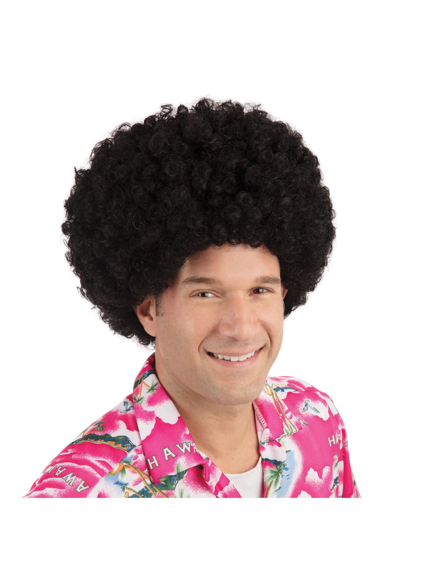 Rubies schwarze Afro-Perücke Black Jumbo Budget für Erwachsene – Produktansicht