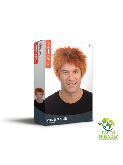 Rubies Ginger Chisel Perücke für Erwachsene – Detailansicht