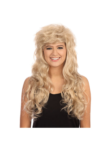 Rubies Rock Chick Wig blonde Perücke (B25) Modell BW656 – Produktansicht