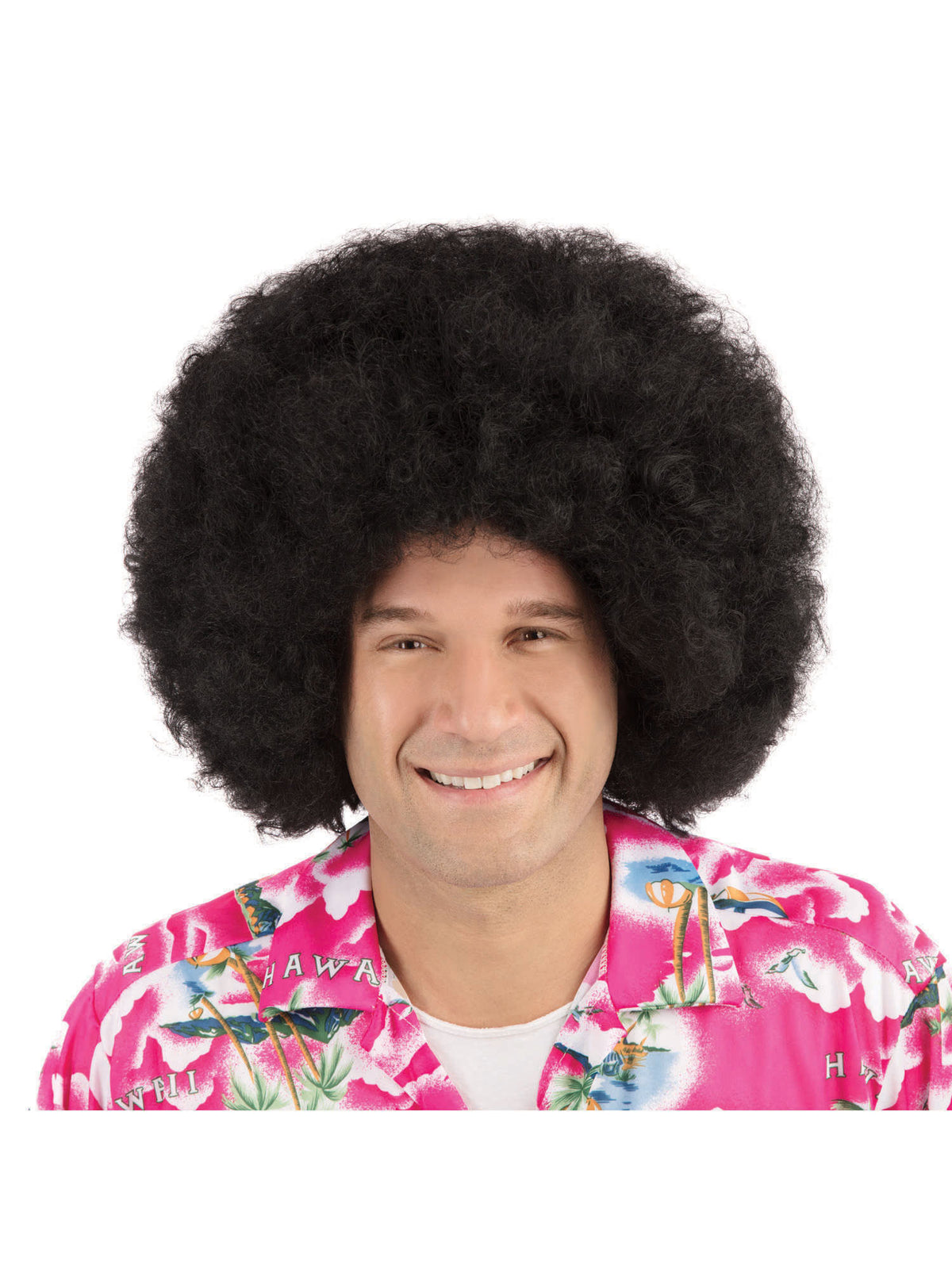 Rubies schwarze Afro-Perücke Black Mega B25 für Erwachsene – Produktansicht