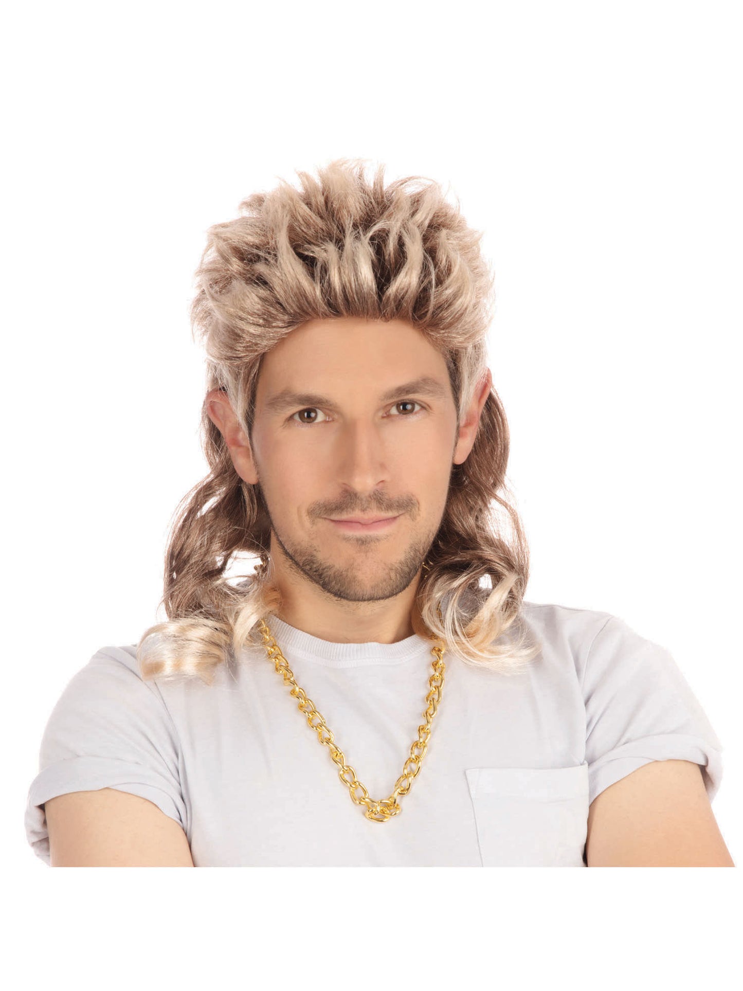 Rubies Mullet Perücke 2 Tone Budget für Erwachsene – Produktansicht