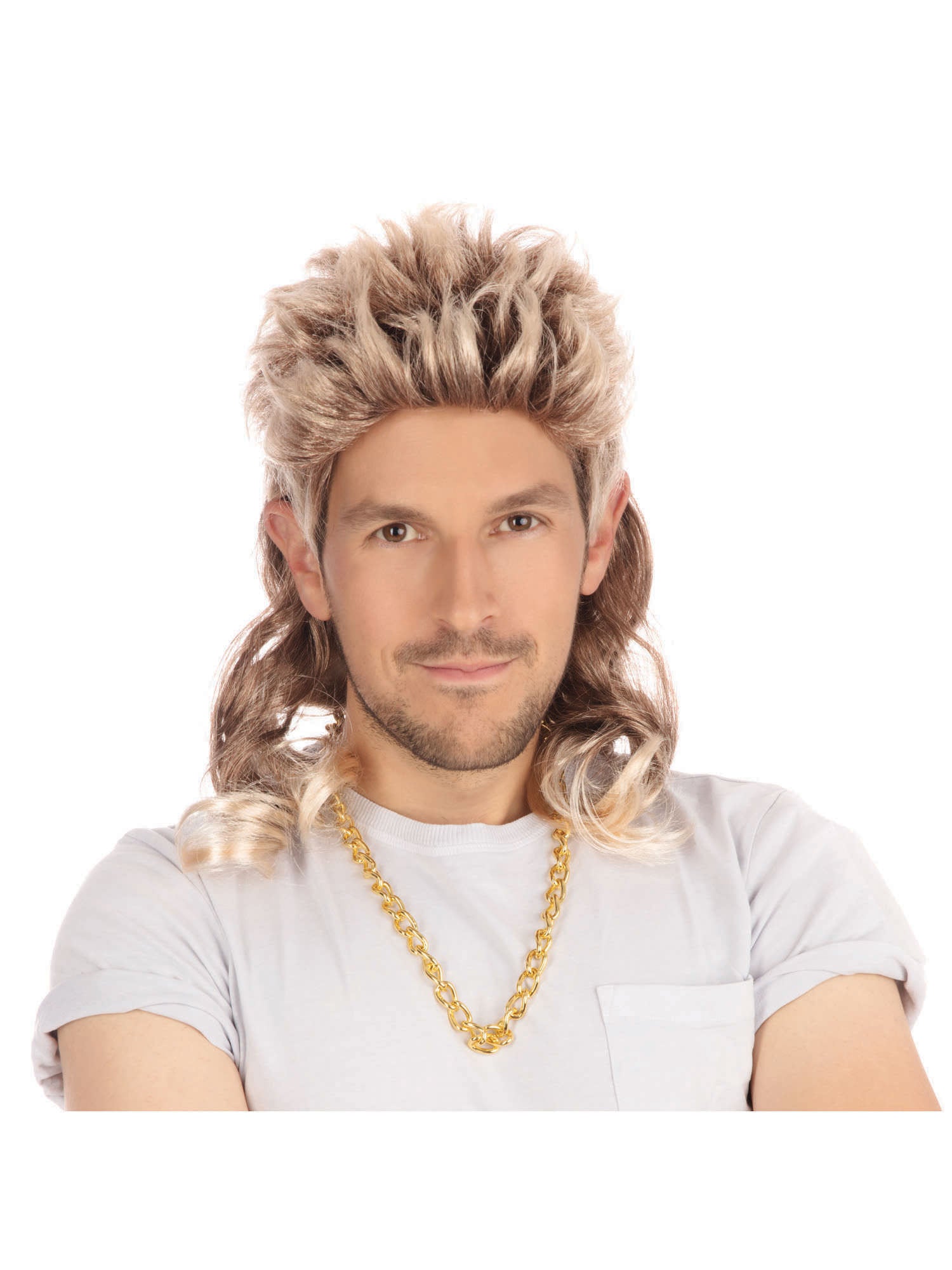 Rubies Mullet Perücke 2 Tone Budget für Erwachsene – Produktansicht