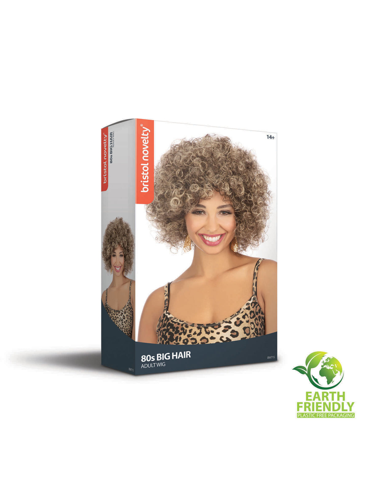 Rubies 80s Big Hair Perücke für Erwachsene – Detailansicht
