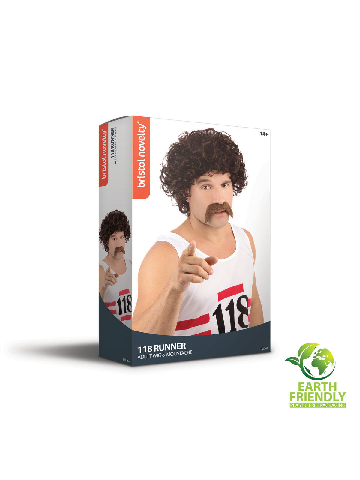 Rubies 118 Wig + Tash Set Beards and Moustaches