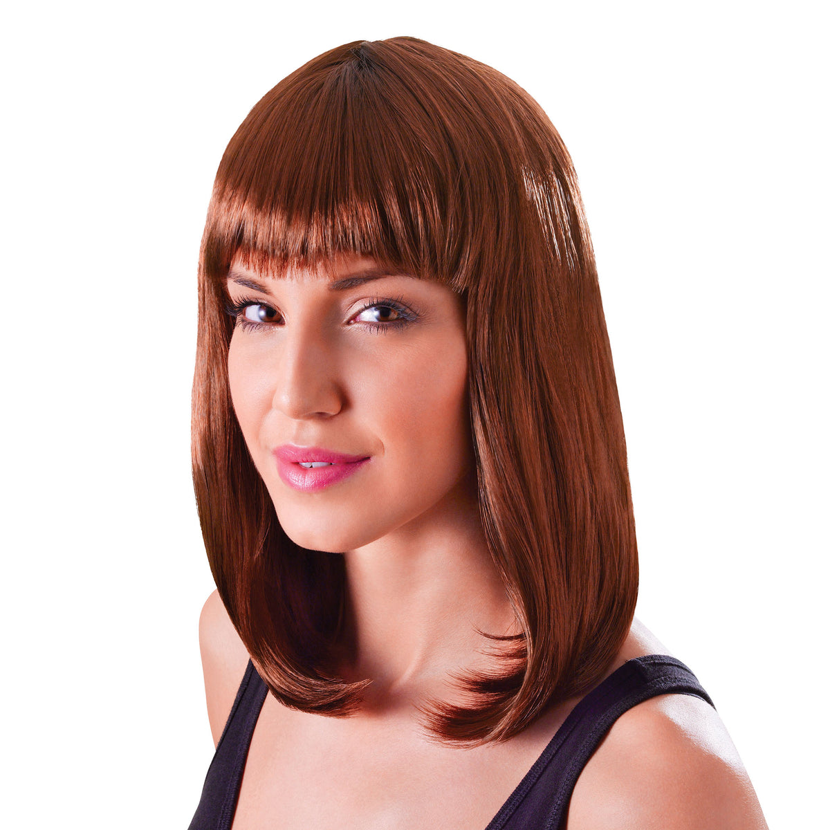 Rubies Chic Doll Wig - Brown Perücke