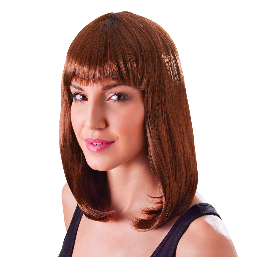Rubies Chic Doll Perücke Brown braune Perücke für Erwachsene – Produktansicht