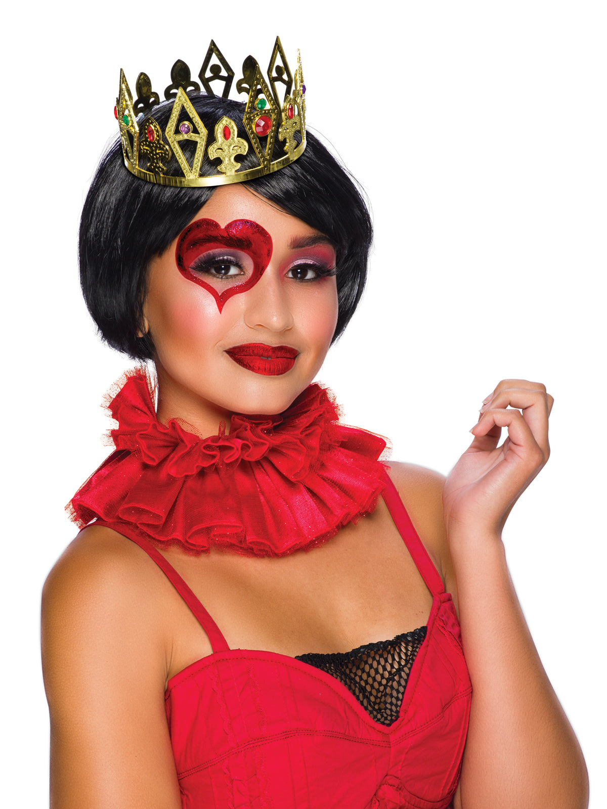Rubies Seduction Black schwarze Perücke für Unisex – Detailansicht