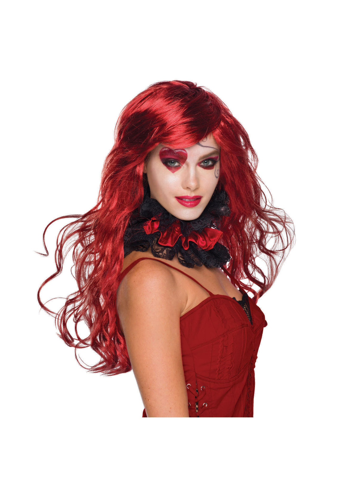 Rubies Vixen Red Passion Wig Perücke