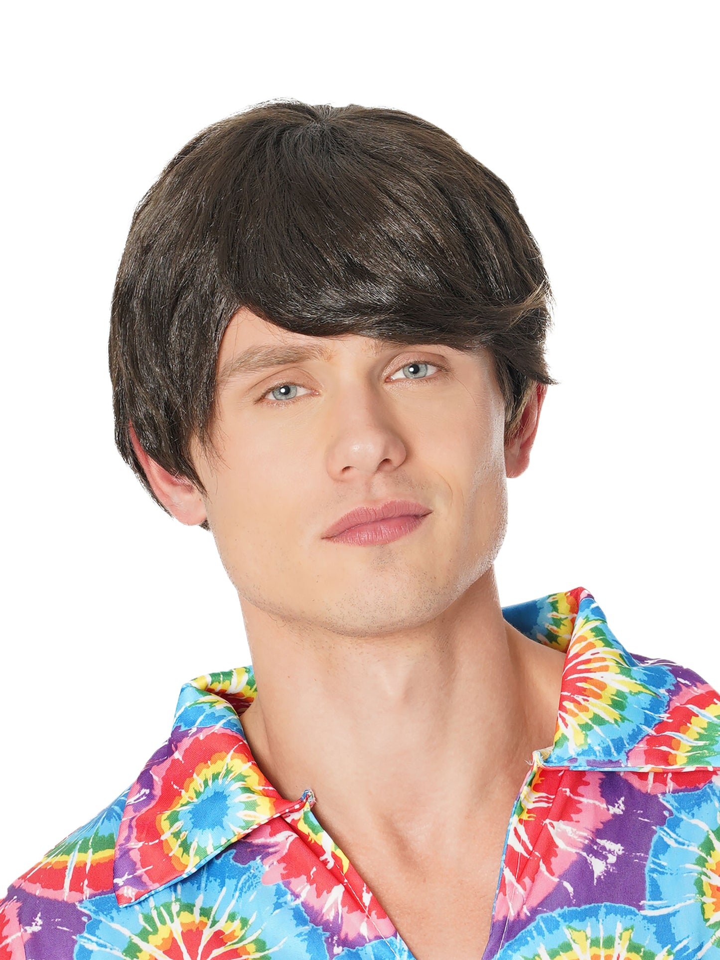 Rubies Rubies Male Wig 60's Brown Perücke
