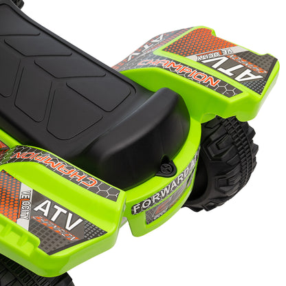 HOMCOM Kinderquad Elektro 6V Grün – für 18-36 Monate – Seitenansicht