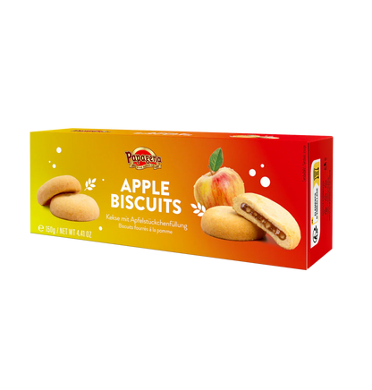 Papagena Biscuits mit Apfelfüllung 150g – Produktansicht