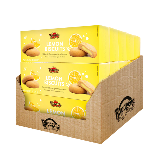 Biscuits mit Zitronencremefüllung 150g