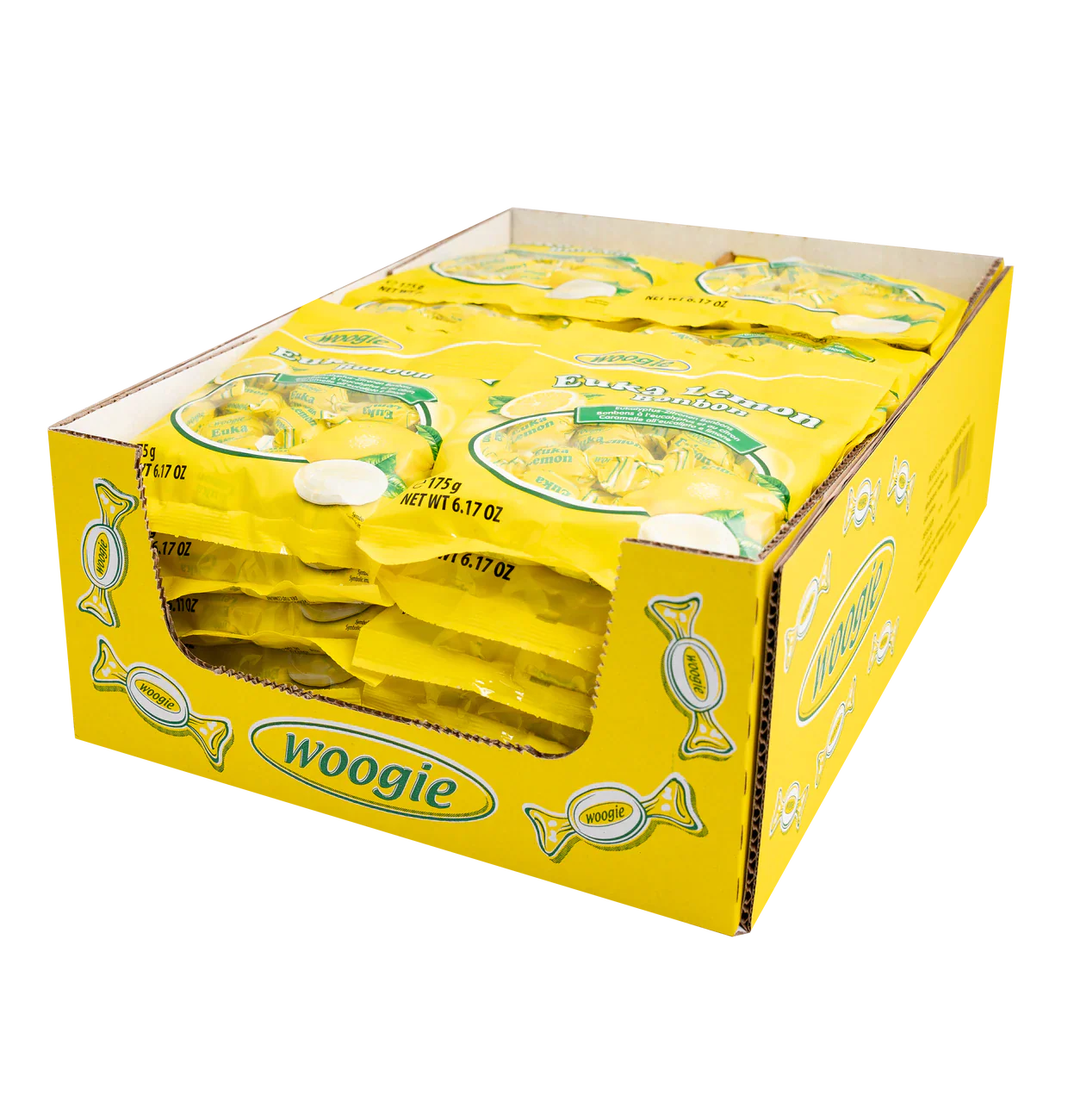 Woogie Bonbons Euka Lemon 175g – Detailansicht