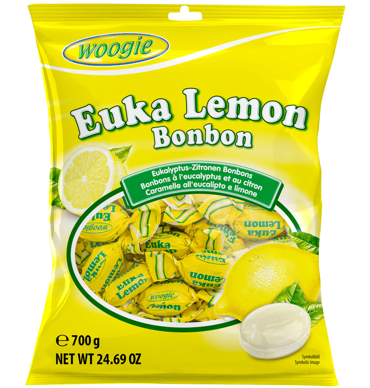 Woogie Bonbons Euka Lemon 700g – Produktansicht