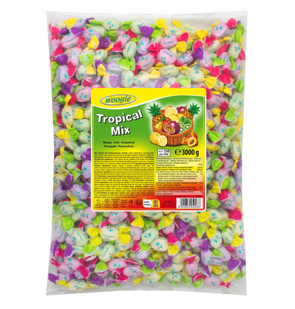 Woogie Tropical Mix Bonbons und Kaubonbons 3 kg