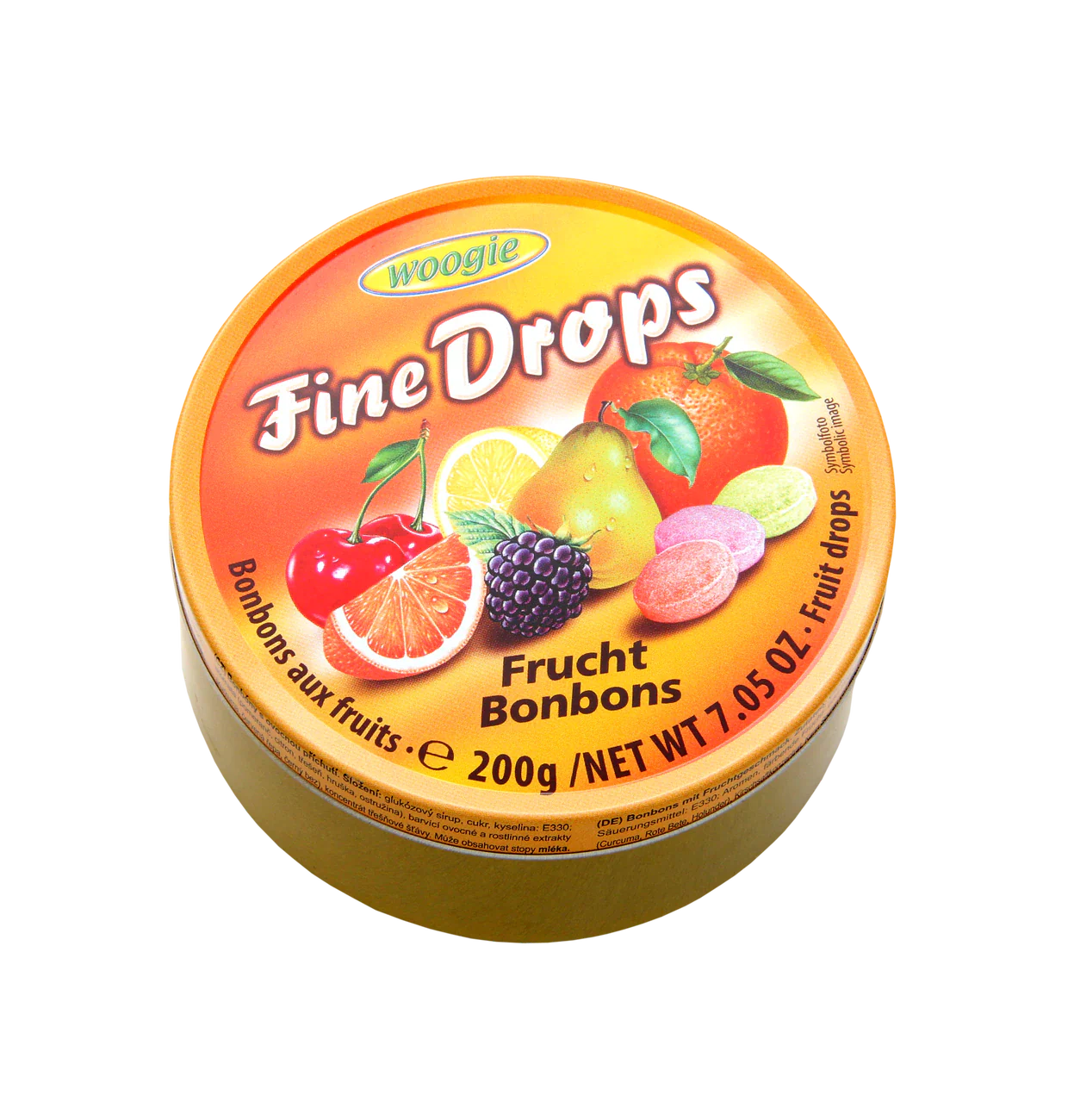 Woogie Bonbons mit Früchtemixgeschmack 200g – Produktansicht