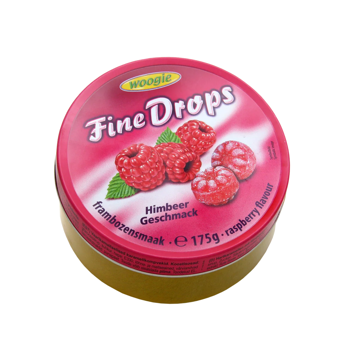 Woogie Bonbons mit Himbeergeschmack – 175 g fruchtige Hartkaramellen