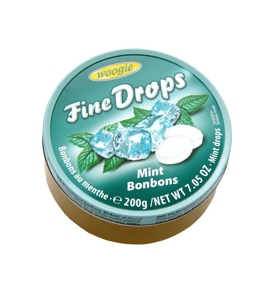 Woogie Bonbons mit Minzgeschmack 200 g Packung – Produktansicht