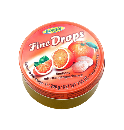 Woogie Bonbons mit Orangengeschmack 200 g – Produktansicht