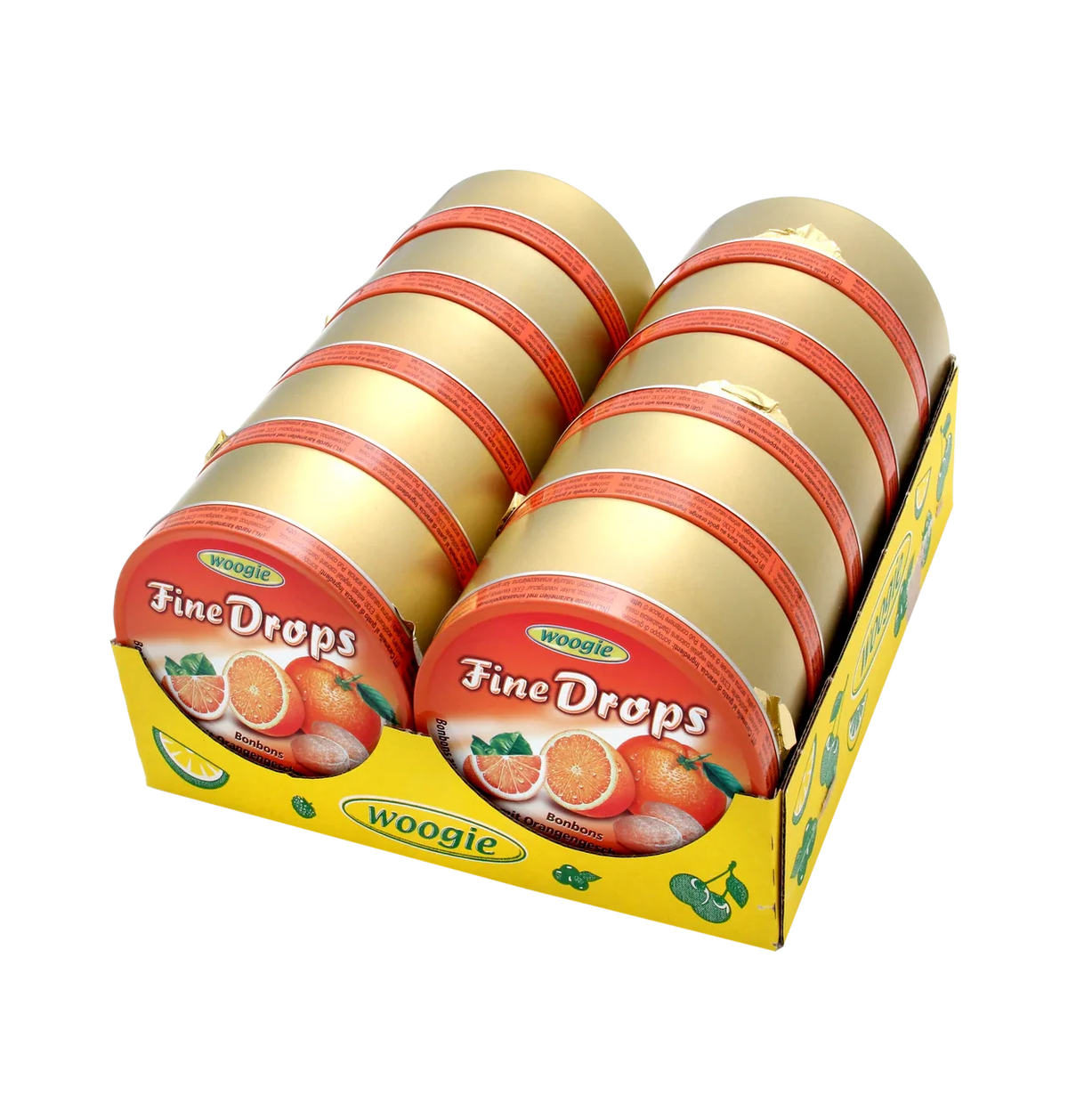 Woogie Bonbons mit Orangengeschmack 200 g – Detailansicht