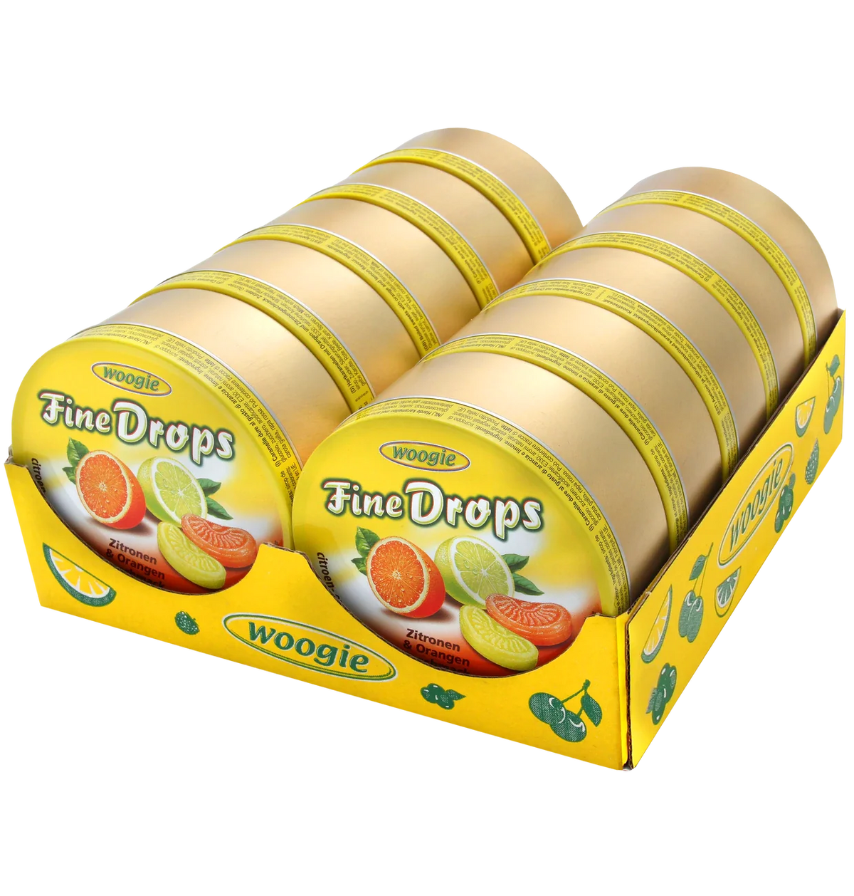 Woogie Bonbons mit Zitronen- und Orangengeschmack 175 g