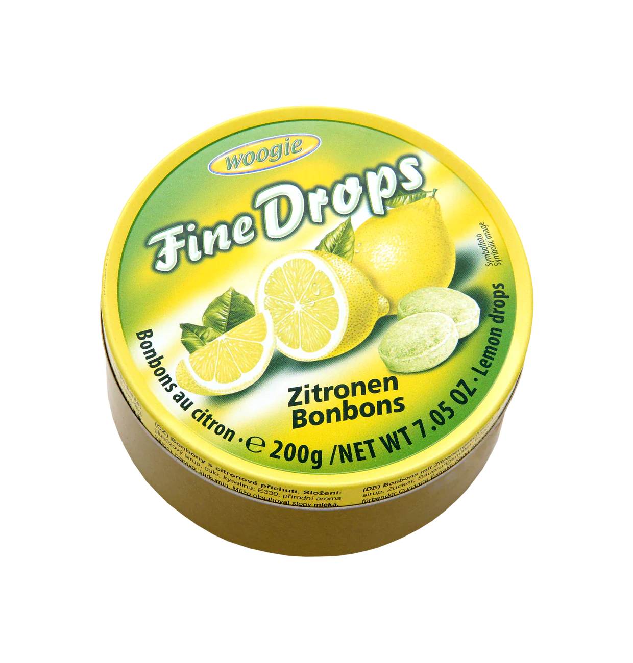 Woogie Bonbons mit Zitronengeschmack 200g – Produktansicht