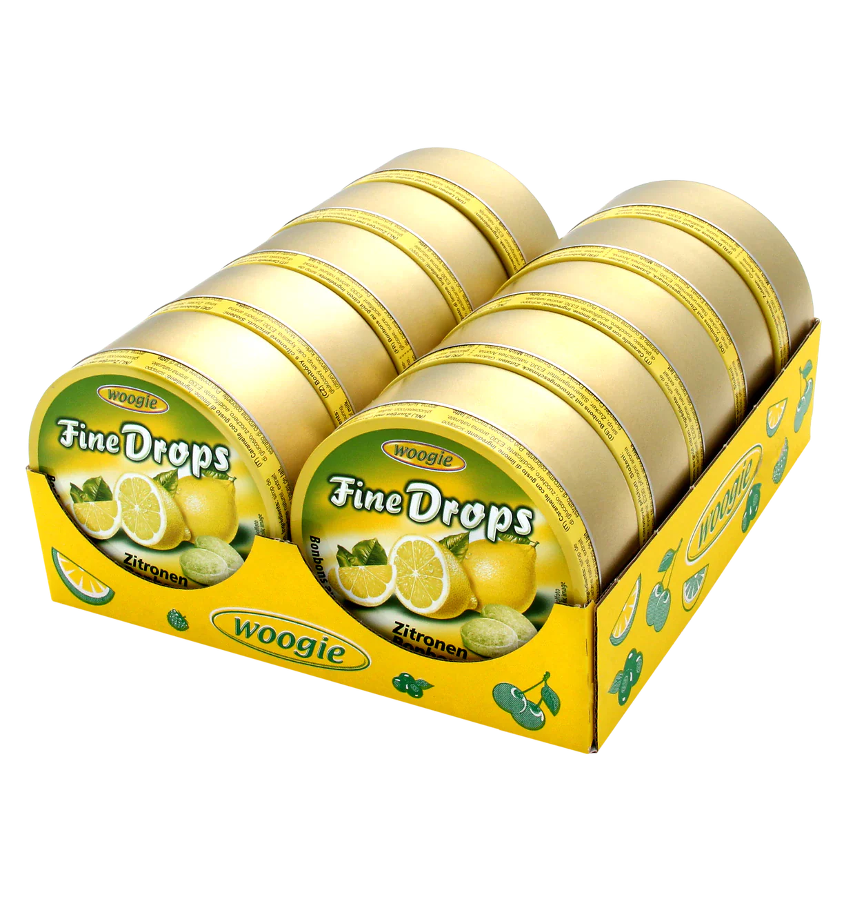 Woogie Bonbons mit Zitronengeschmack 200g – Detailansicht