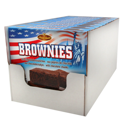 Meister Moulin Brownies 240 g - 8 Stück Saftige Brownies mit Schokoladenstückchen MHD:08/2026