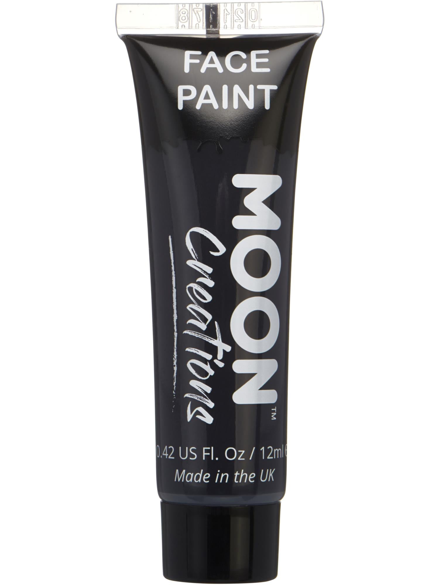 Smiffys Moon Creations Face & Body Paint Black 12 ml