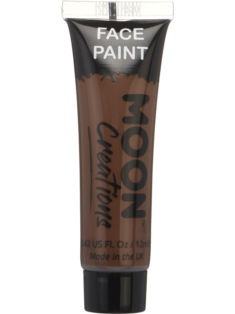 Smiffys Moon Creations Face & Body Paint Brown 12 ml