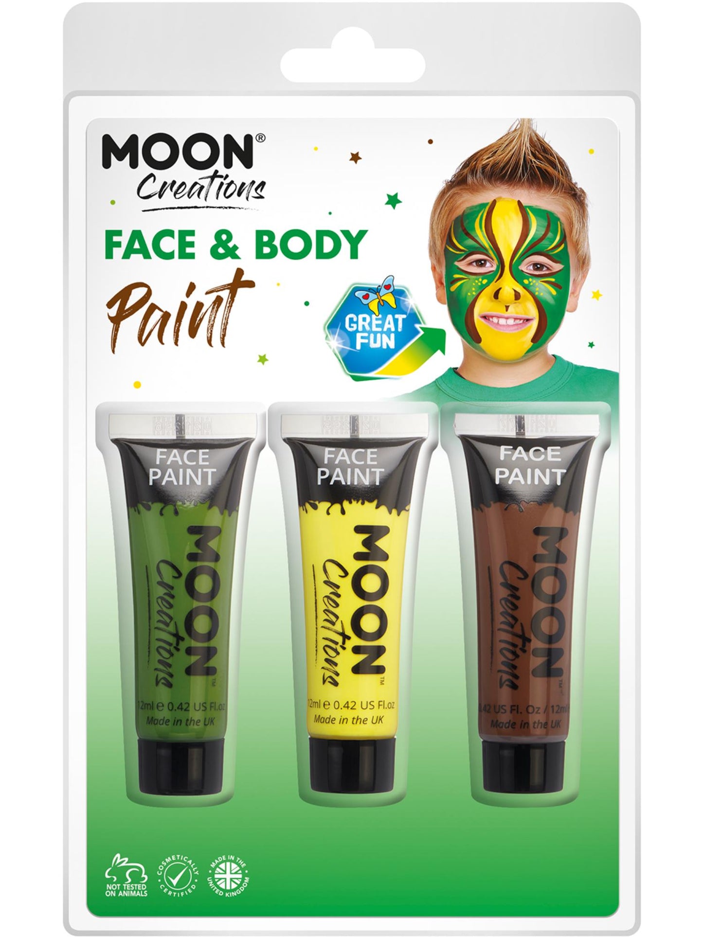 Smiffys Moon Creations Face & Body Paint, CD für Unisex