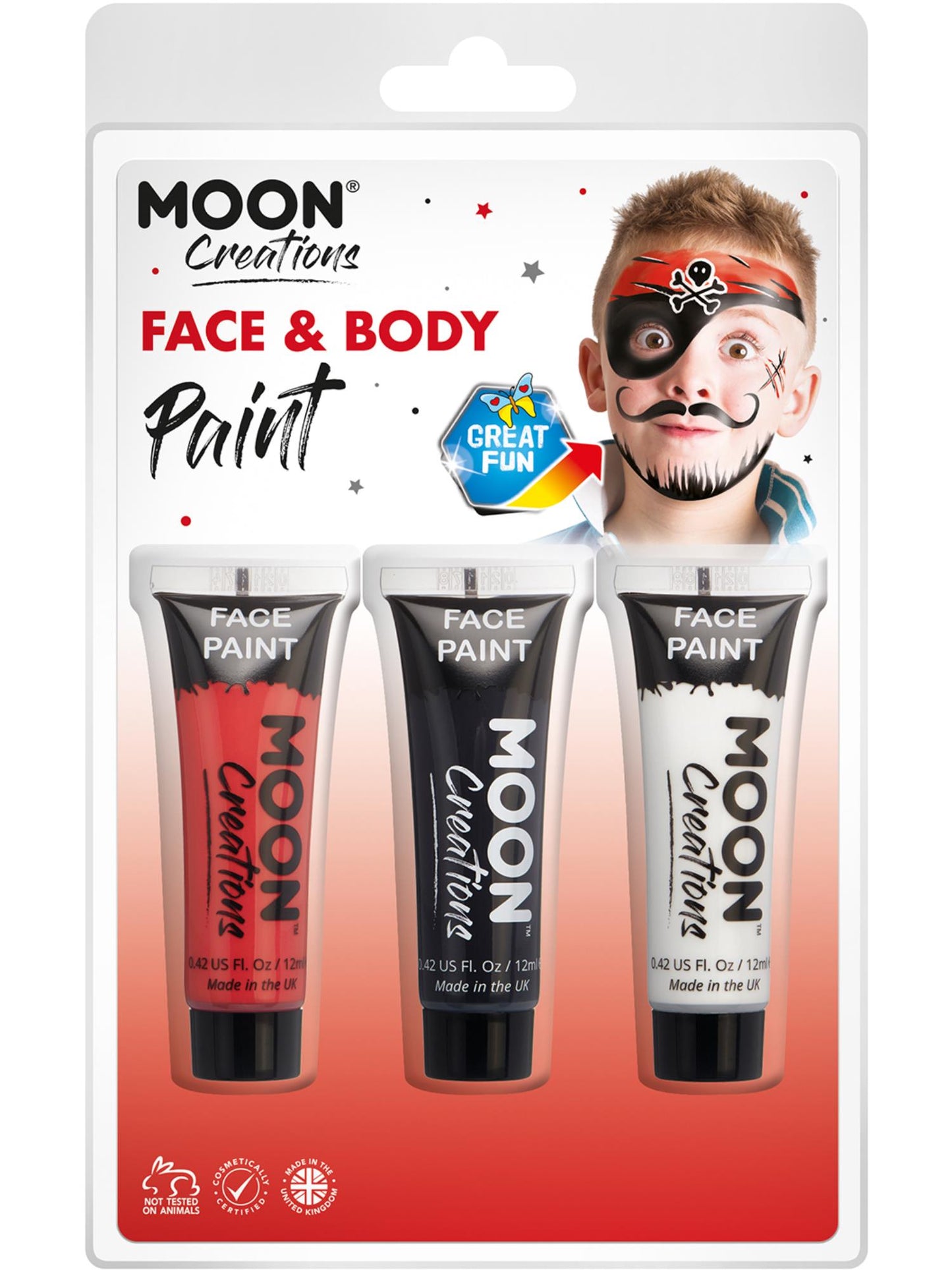 Smiffys Moon Creations Face & Body Paint, CD für Unisex