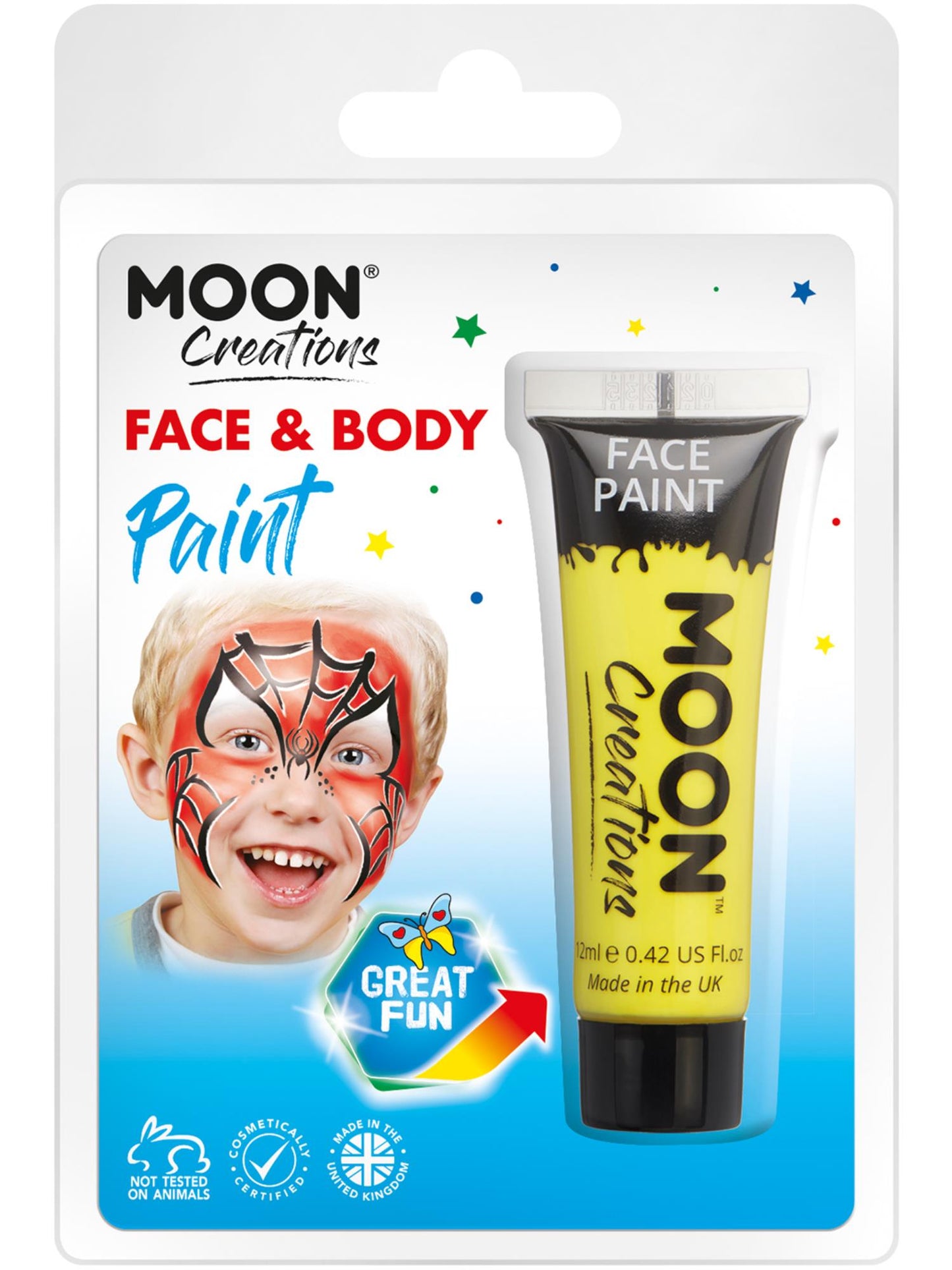 Smiffys Moon Creations Face & Body Paint, Yellow CD für Unisex