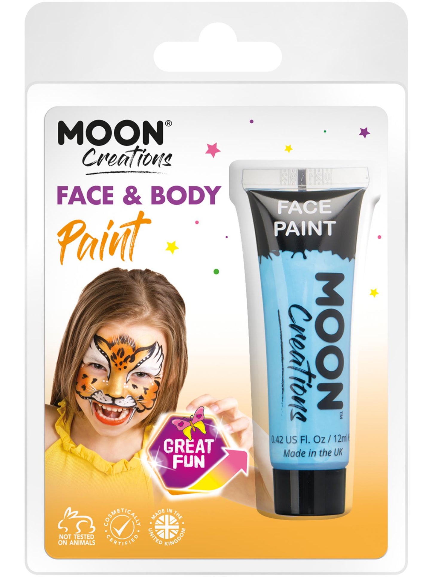 Smiffys Moon Creations Face & Body Paint, Light Blue CD für Unisex