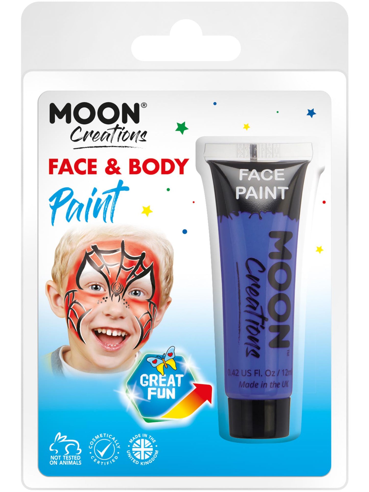 Smiffys Moon Creations Face & Body Paint, Dark Blue CD für Unisex