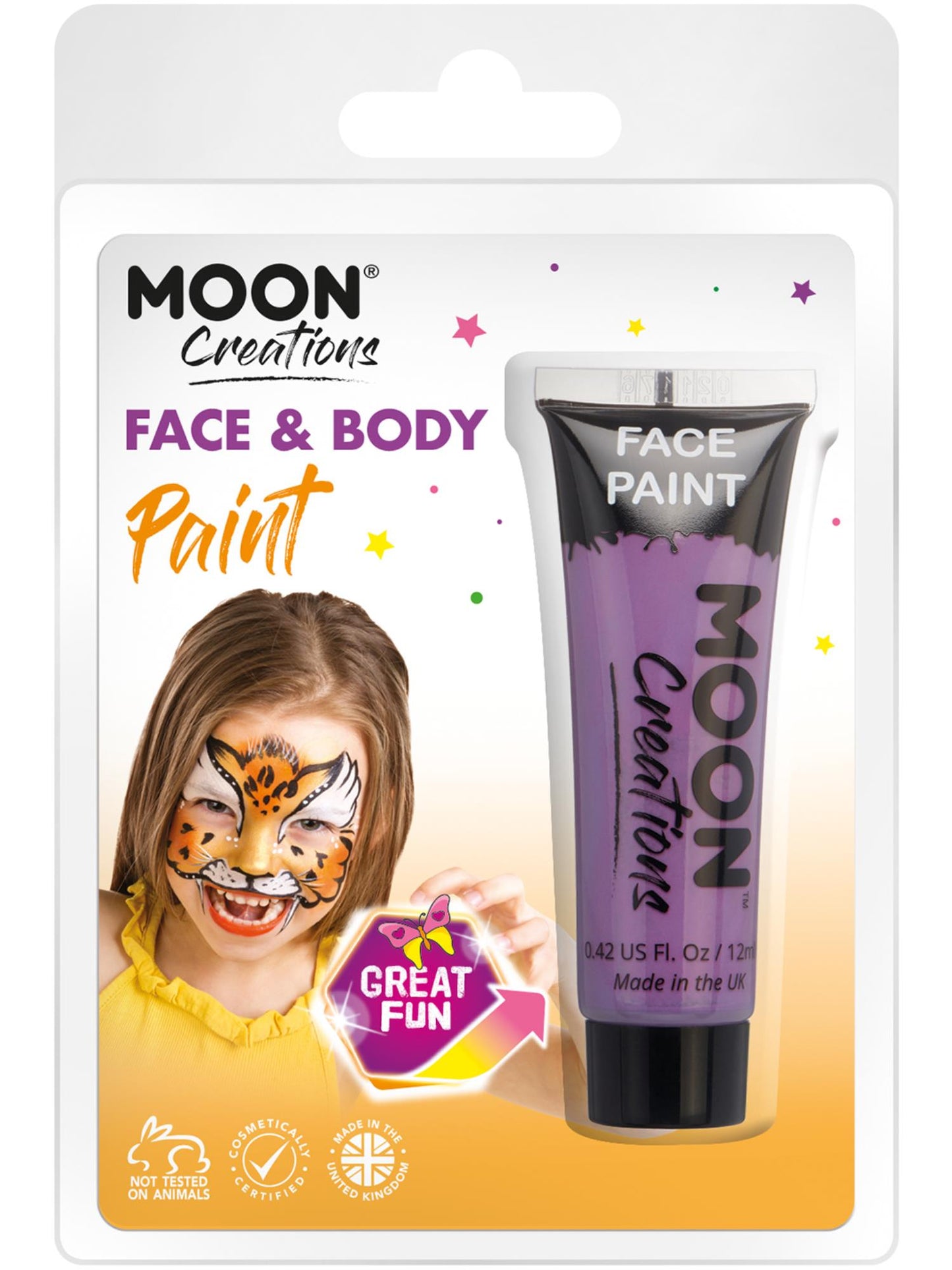 Smiffys Moon Creations Face & Body Paint, Purple CD für Unisex