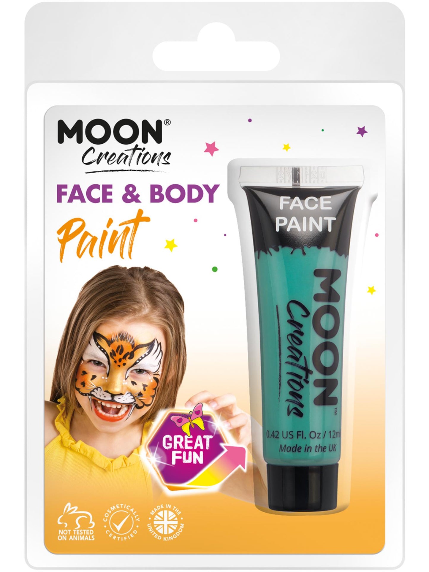 Smiffys Moon Creations Face & Body Paint Türkis 12 ml