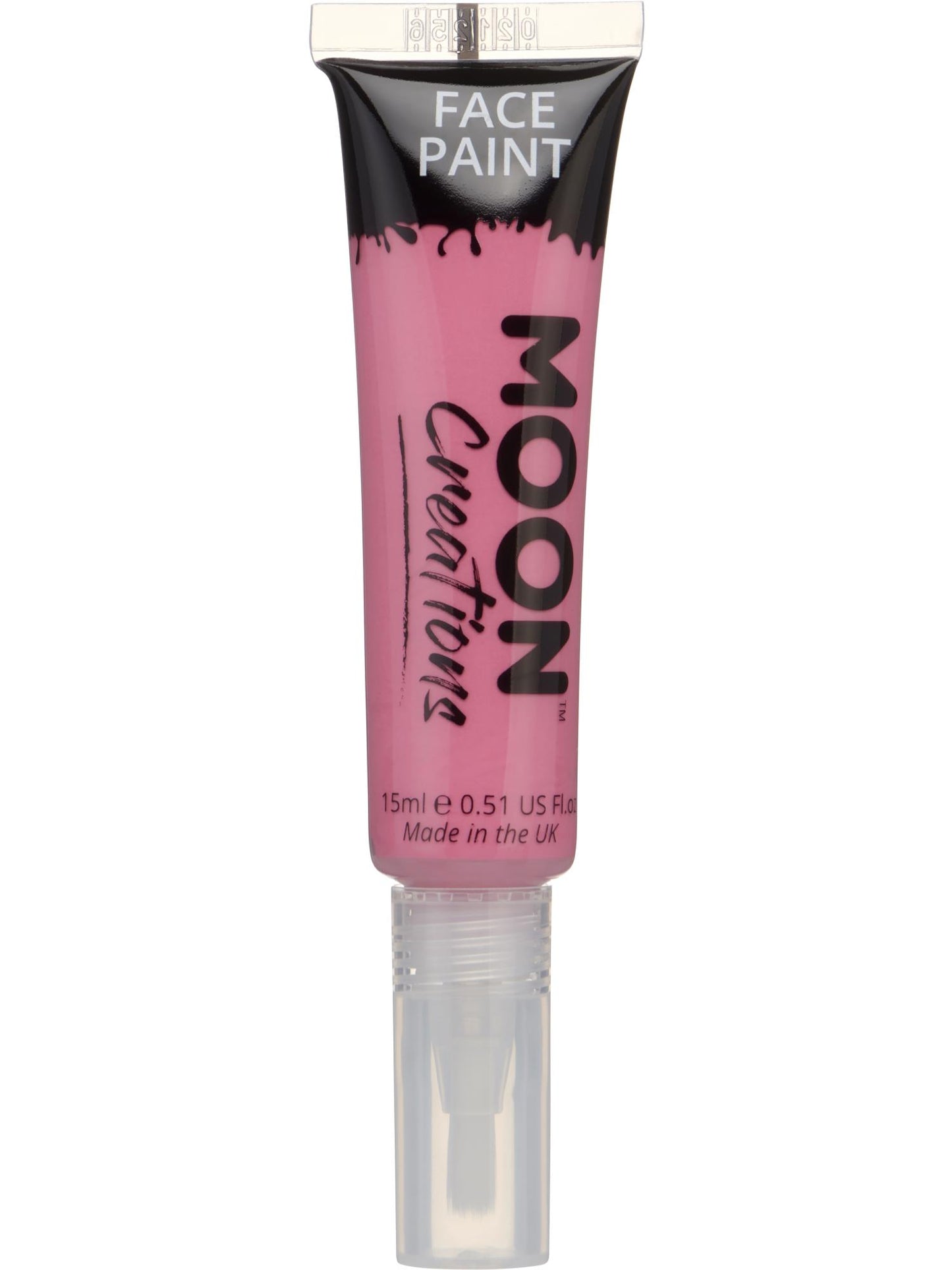 Smiffys Moon Creations Face & Body Paint Bright Pink 15 ml mit Pinsel