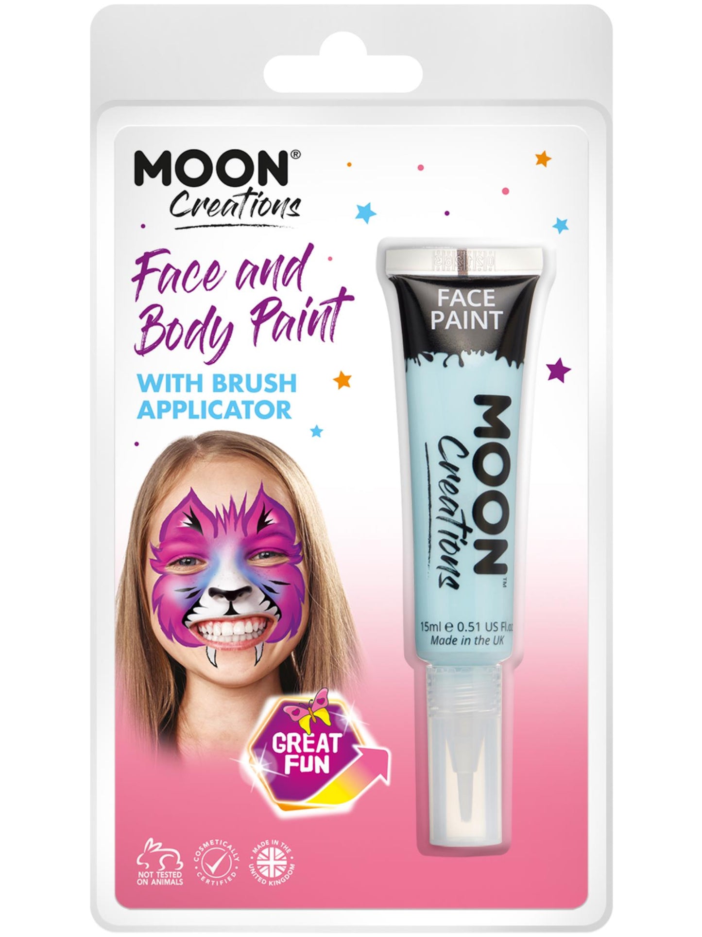 Smiffys Moon Creations Face & Body Paints, Light Blue CD für Unisex