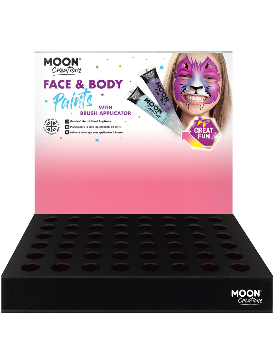 Smiffys Moon Creations Face & Body Paints mit Pinsel-Applikator